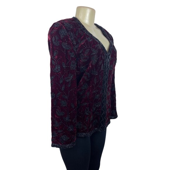 Vintage Niteline Women's Red Blazer Sz S - Picture 2 of 5